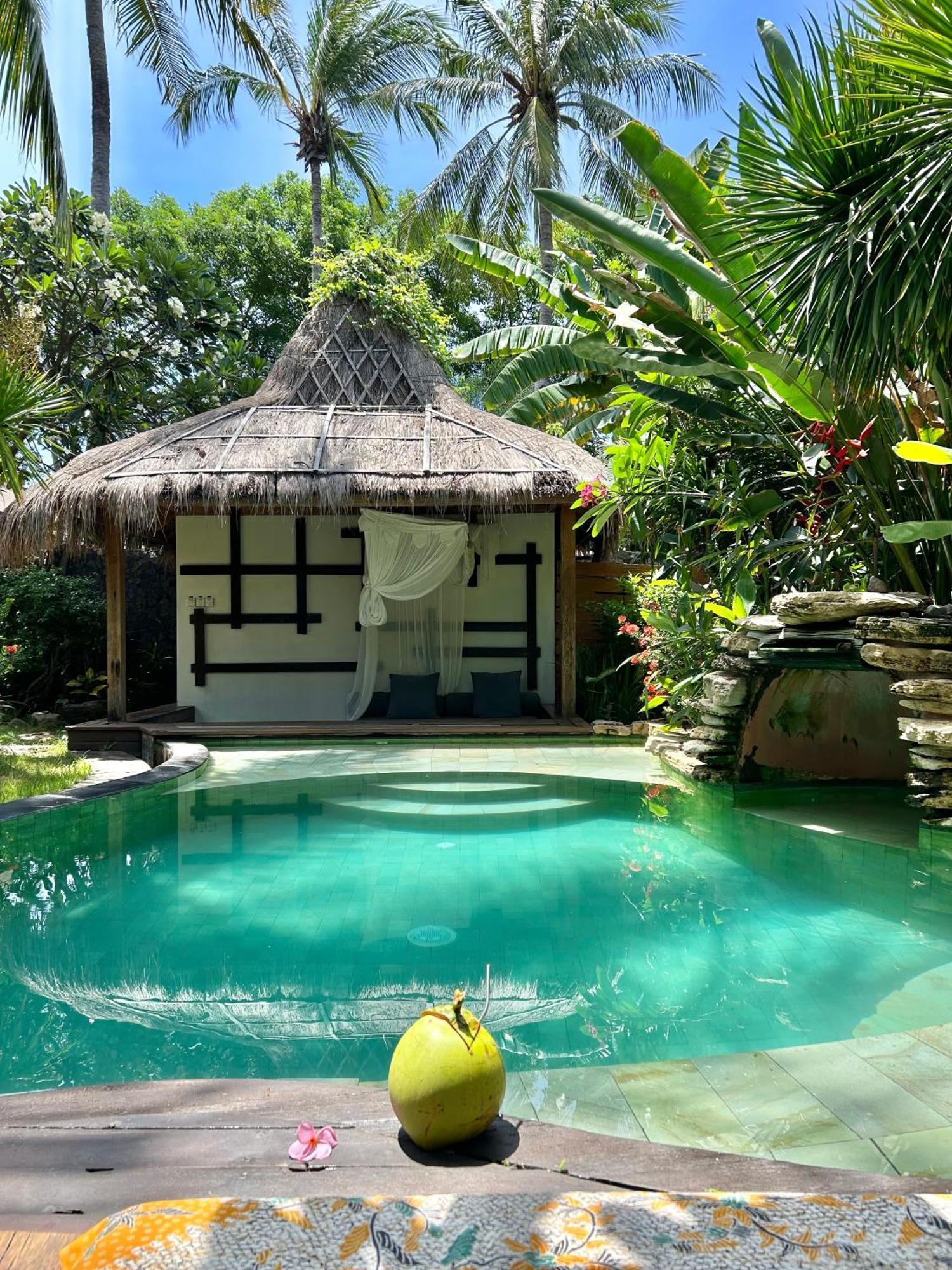 Villa Bhuvana With Private Swimming Pool Gili Trawangan Exterior photo