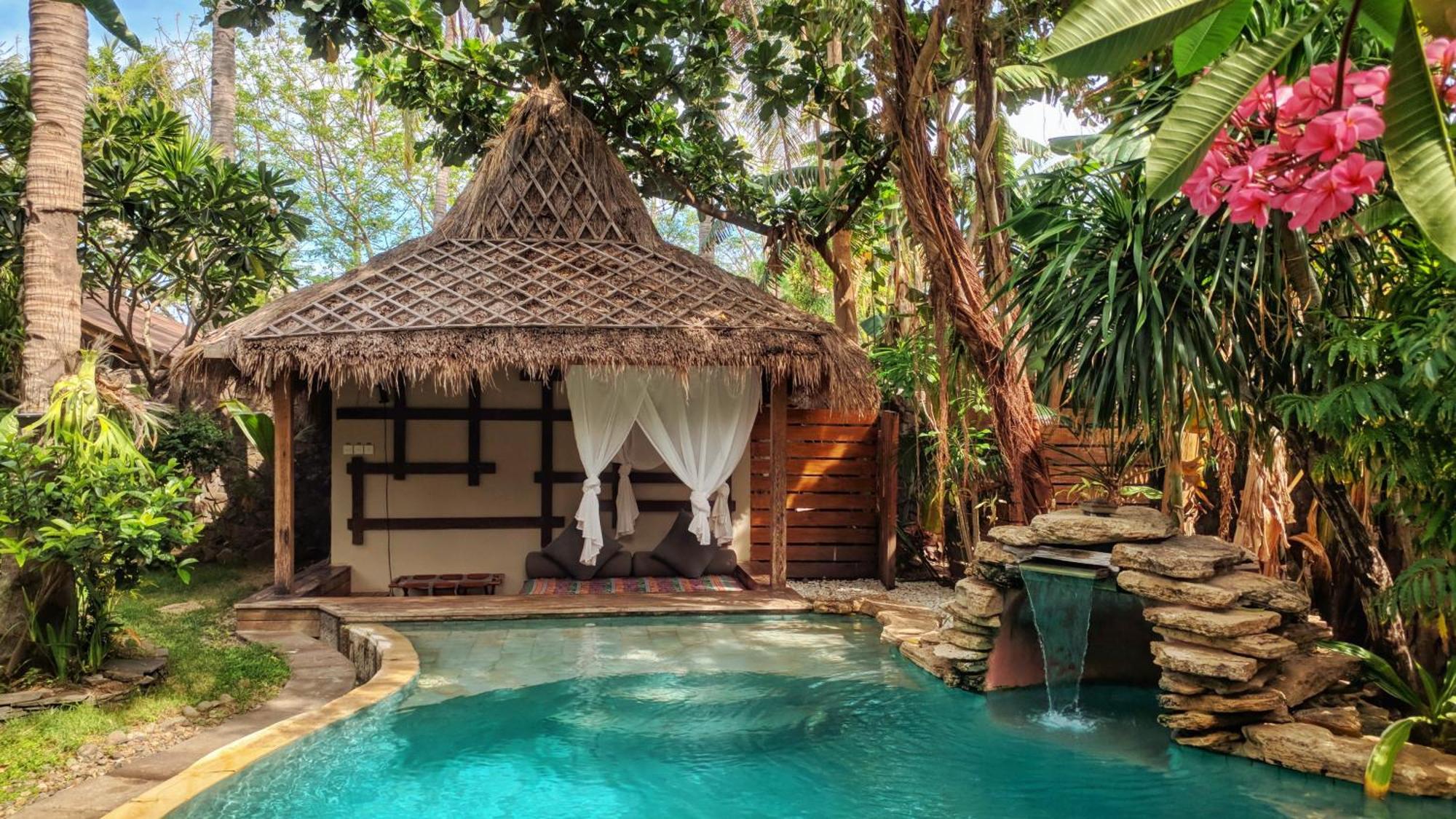 Villa Bhuvana With Private Swimming Pool Gili Trawangan Exterior photo